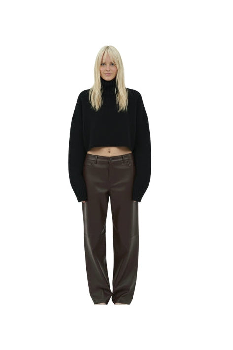 Brown Leather Pants