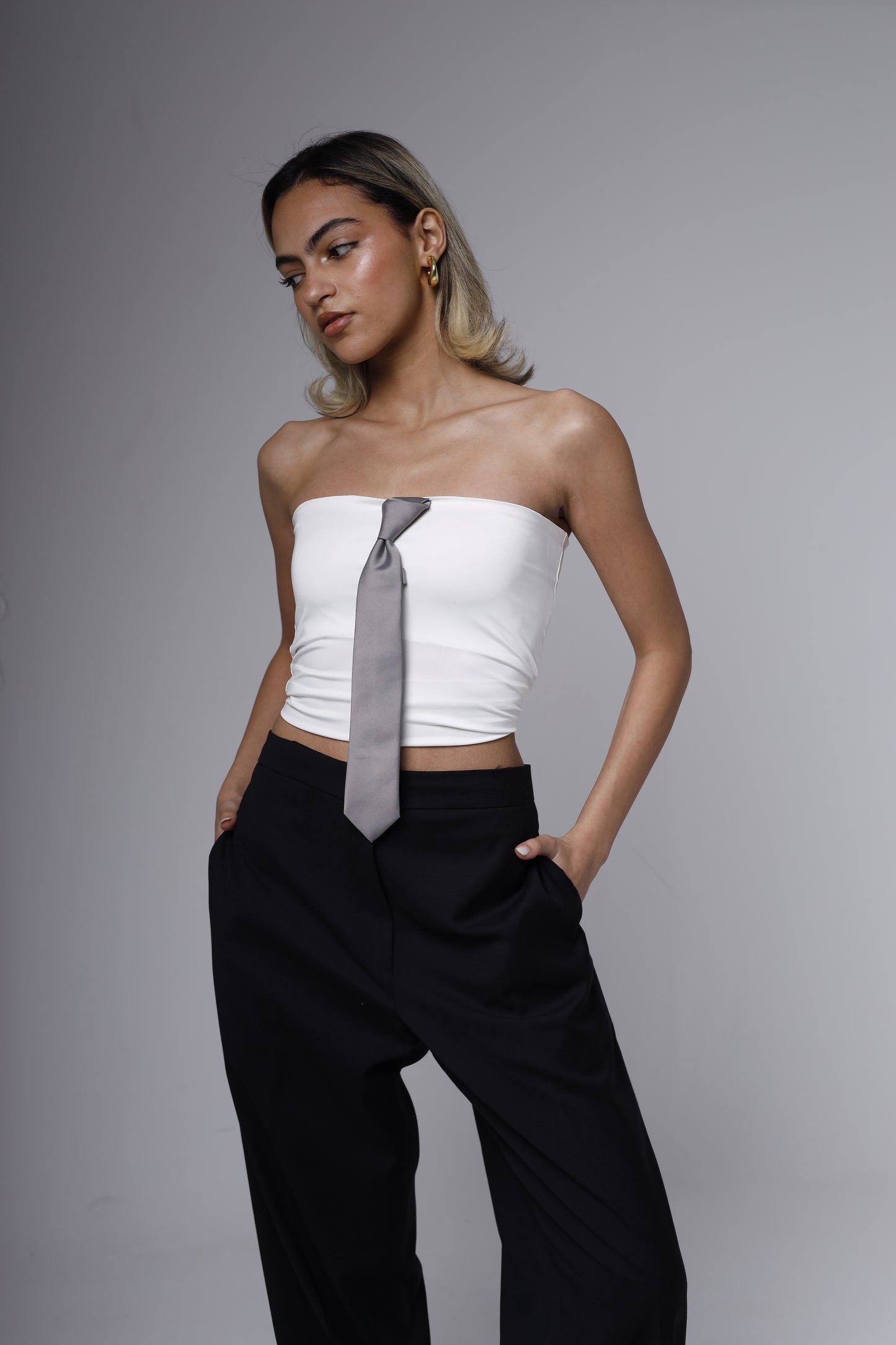 Jessie’s tie top (White)