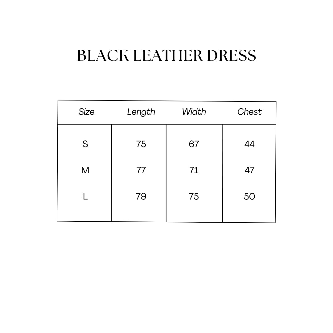 Black Leather Dress