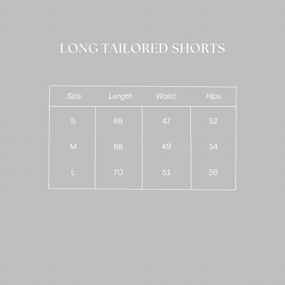 Long Tailored Shorts