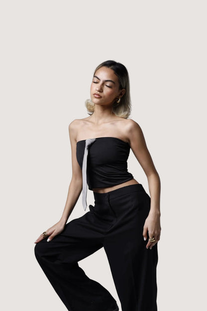 Jessie’s tie top (Black)