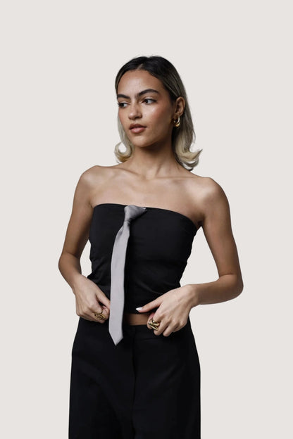 Jessie’s tie top (Black)
