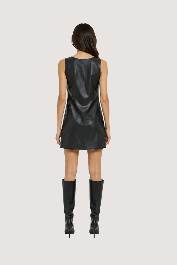 Black Leather Dress