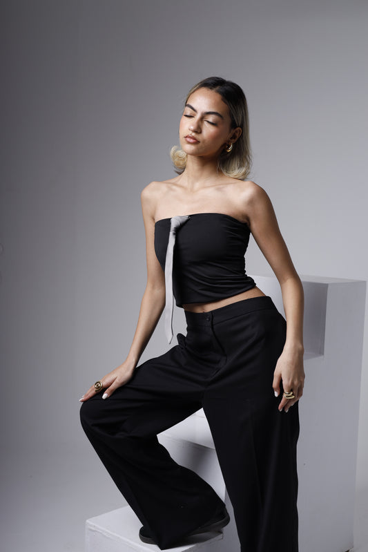 Jessie’s tie top (Black)