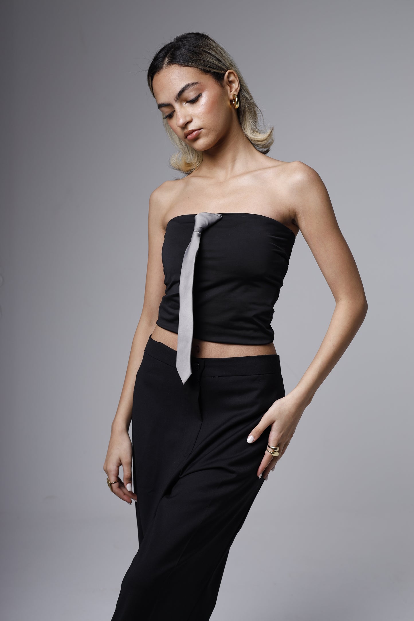 Jessie’s tie top (Black)