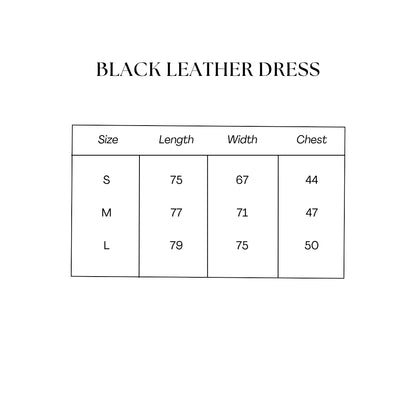 Black Leather Dress