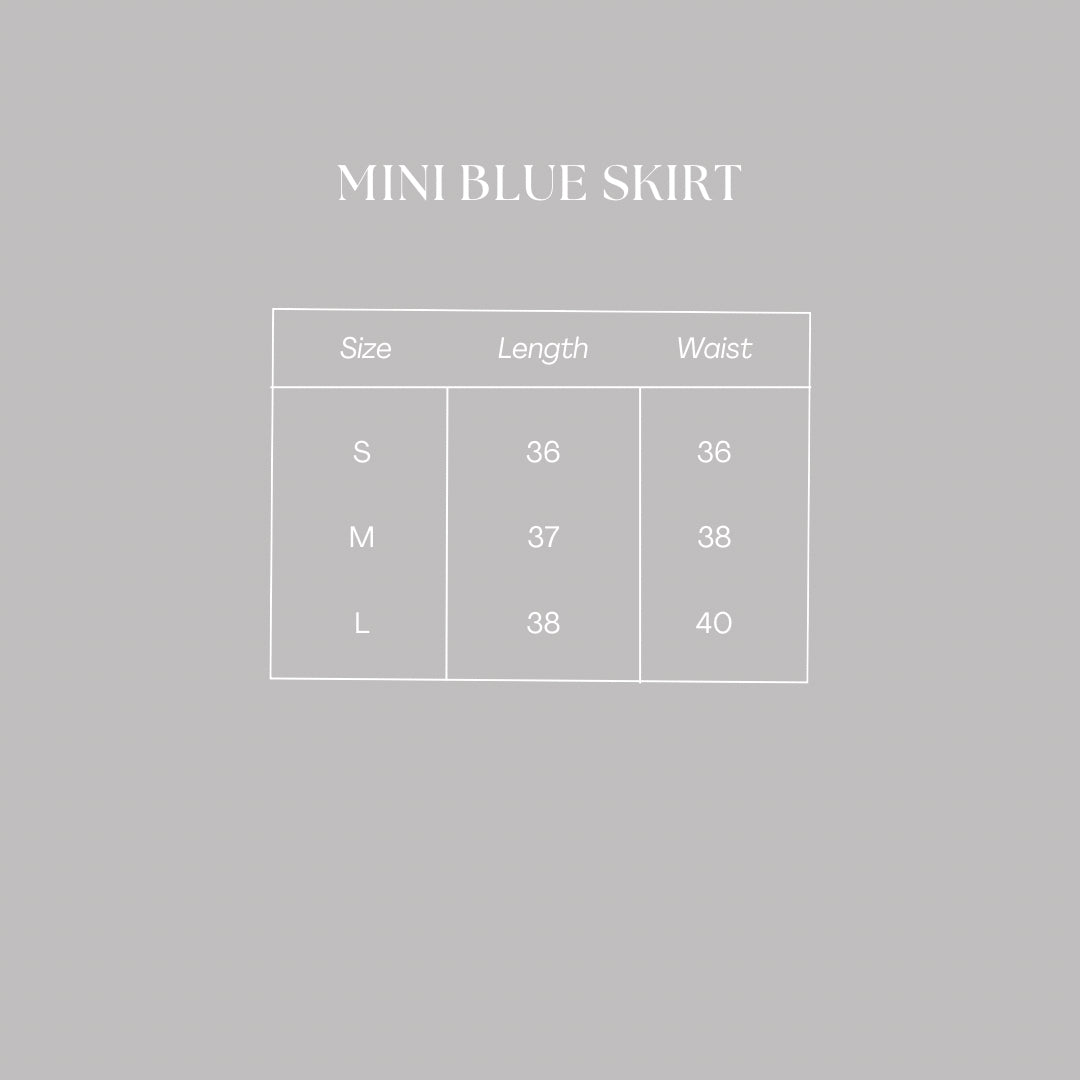 Mini Blue Skirt